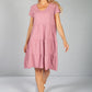 Dusted Rose Tiered Dress