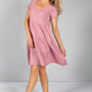 Dusted Rose Tiered Dress