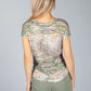 Abstract Safari Print Top