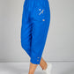 Cargo Style Capri Pant in Electric Blue