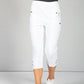 Cargo Style Capri Pant in White