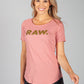 Dusty Rose Graphic Slim T-Shirt