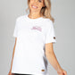 Glitter Sparkle T-Shirt in Optic White