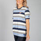 Cali Blue Stripe T-Shirt