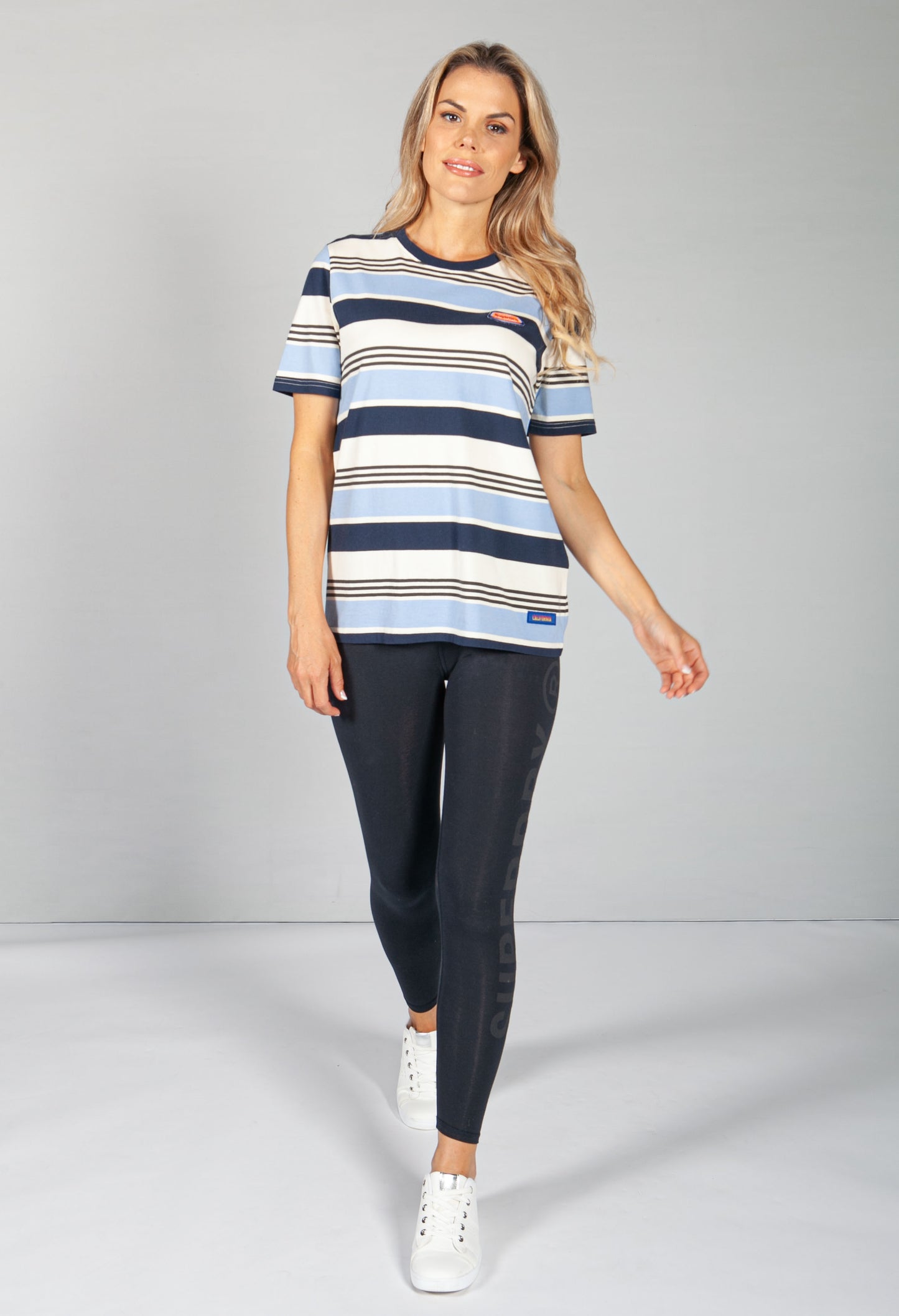 Cali Blue Stripe T-Shirt