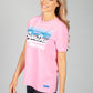 Vintage Logo Cali Lightweight T-Shirt in Fluro Pastel Pink