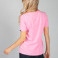 Vintage Logo Cali Lightweight T-Shirt in Fluro Pastel Pink