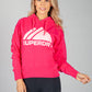 Mountain Sport Mono Hoodie in Hot Pink