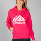 Mountain Sport Mono Hoodie in Hot Pink