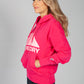 Mountain Sport Mono Hoodie in Hot Pink