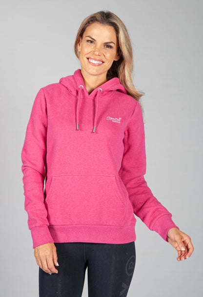 Orange Label Classic Hoodie in Magenta Marl