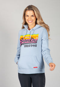 Vintage Logo Cali Hoodie in Forever Blue