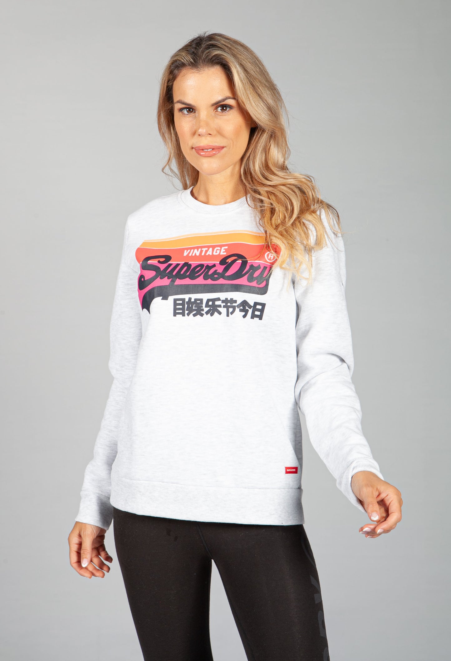 Vintage Logo Cali Sweatshirt in Ice Marl