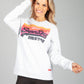 Vintage Logo Cali Sweatshirt in Ice Marl