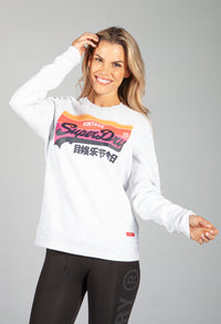 Vintage Logo Cali Sweatshirt in Ice Marl