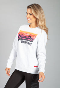 Vintage Logo Cali Sweatshirt in Ice Marl