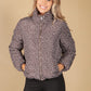 Chocolate Dot Puffer Jacket