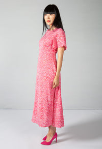 Candied Pink Animal Print Dress