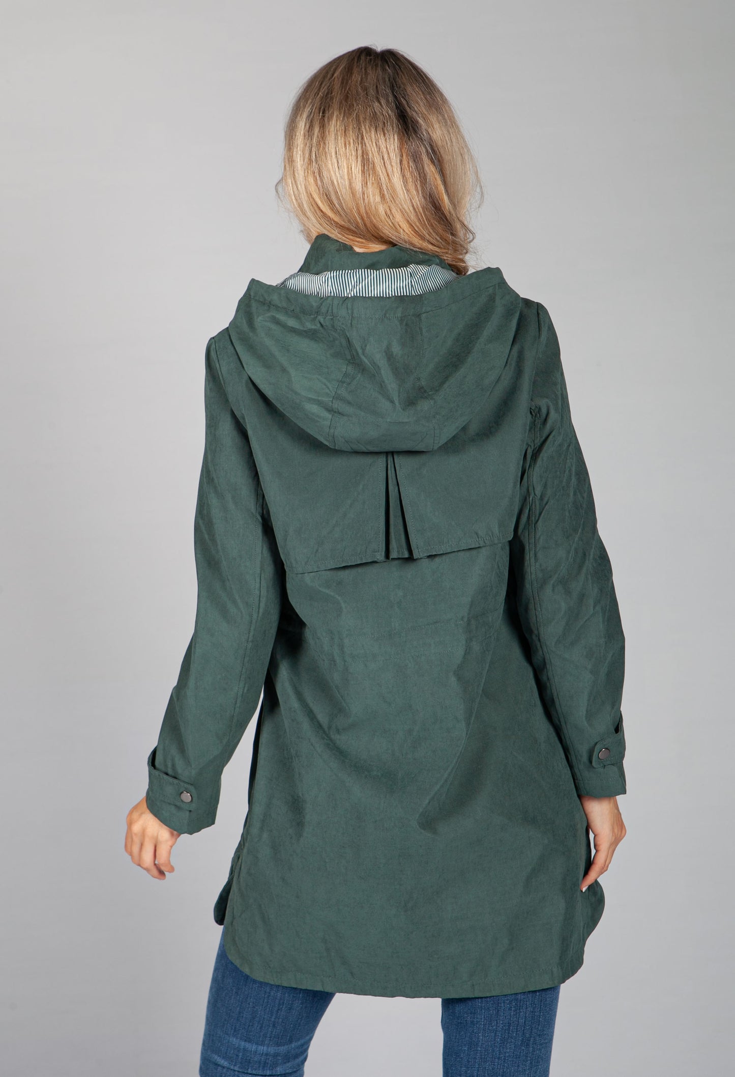 Hooded Parka in Forest Green