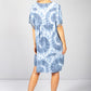 Blue Boho Tie Dye Dress