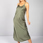 Green Slip Dress