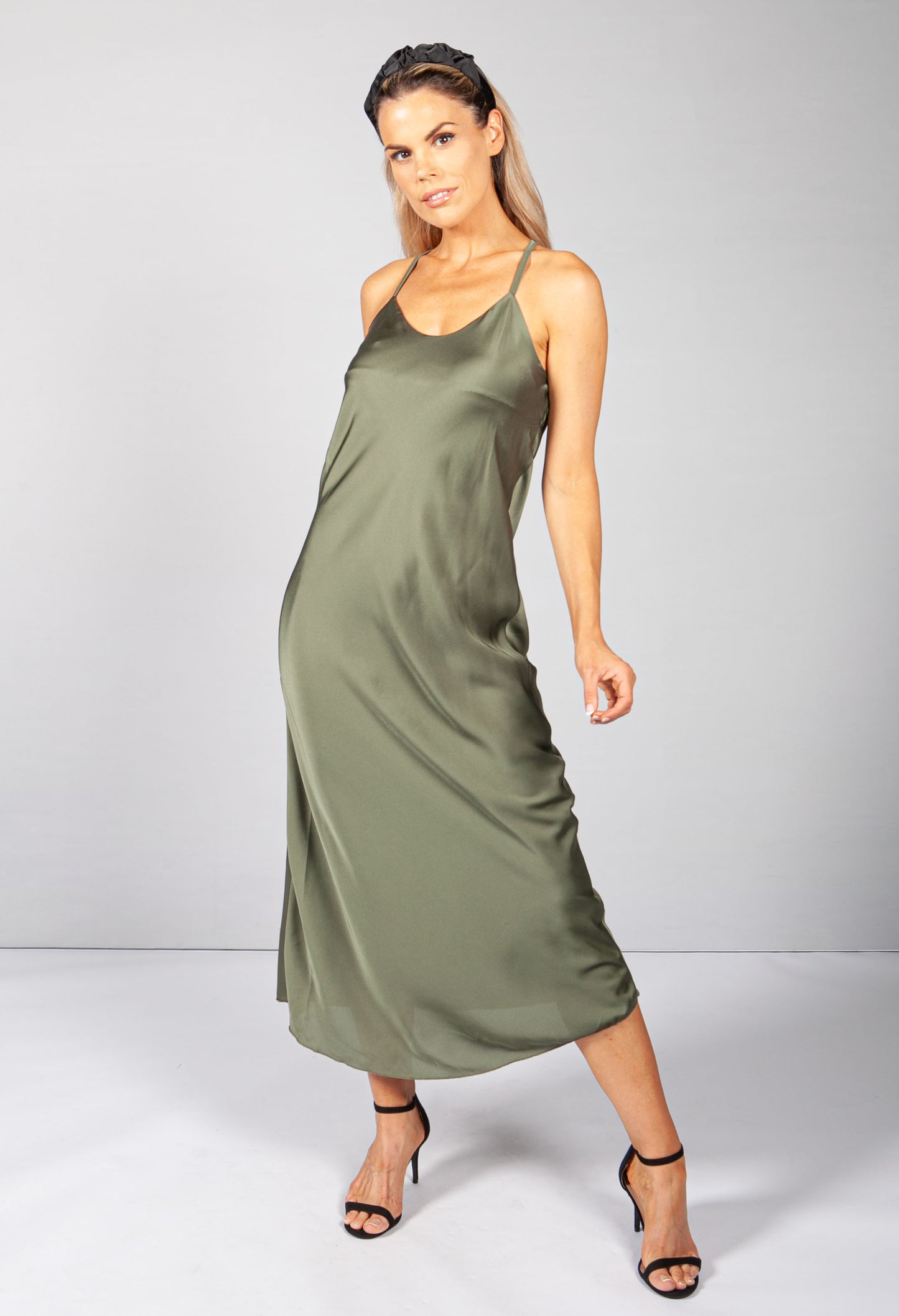 Green Slip Dress