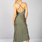 Green Slip Dress