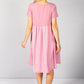 Pink Button Dress