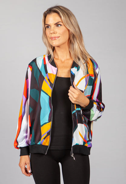 90's Abstract Print Jacket