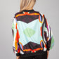 90's Abstract Print Jacket