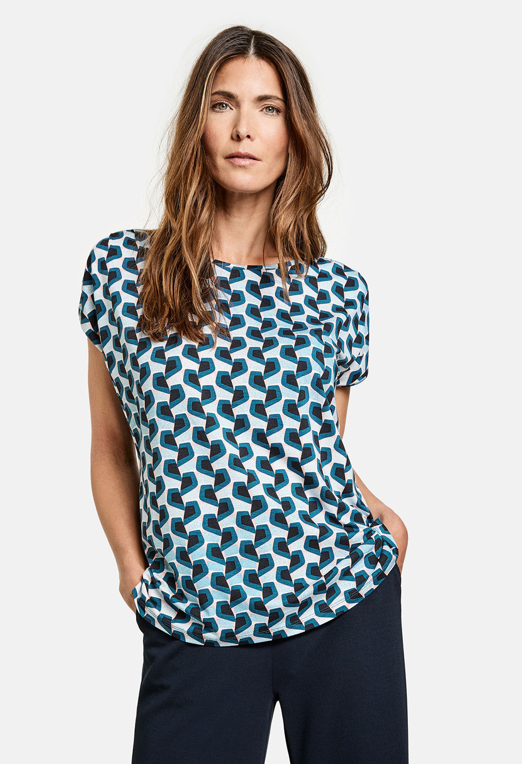 GEOMETRIC PATTERN TOP