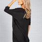 Black High-Low Hem Tunic