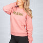 Pink RAW Logo Sweatshirt