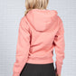 Dusty Rose Drawstring Hoodie