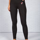 Sport Stripe Black Leggings-1