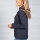 Navy Pocket Front Jumper