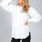 Puffed Sleeve White Shirt