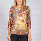 Tie Dye Textured Design Top