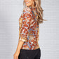 Tie Dye Textured Design Top