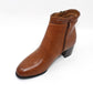 Classic look camel Ankle Boot