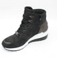 Black Hiking Look Ankle Boot