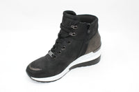 Black Hiking Look Ankle Boot