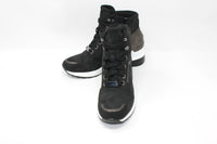 Black Hiking Look Ankle Boot