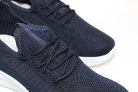 Navy Pull-on elasticated Trainer