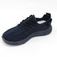 Navy Pull-on elasticated Trainer-1