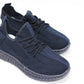 Navy Pull-on elasticated Trainer-1