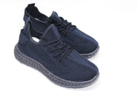 Navy Pull-on elasticated Trainer-1