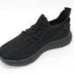 Black Pull-on elasticated Trainer