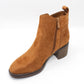 Camel Block-Heel Ankle Boot