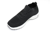 Black Pull-on Elasticated Trainer